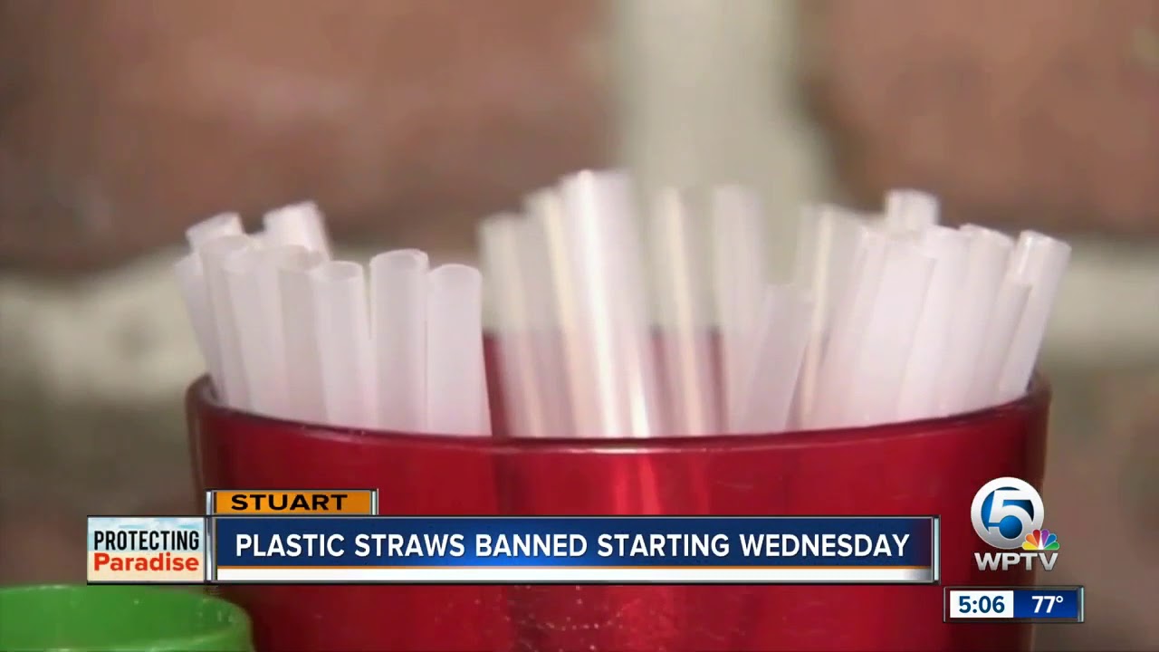 Ban the straw  Edible Sarasota