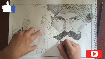 Akshay kumar Sketch (part=2) Shading And Blending Part from Kesri Movie