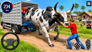 Farm Animal Transport Truck 🐄 Real Cargo Truck Driving Simulator | Offroad Animal Transport Gameplay screenshot 1