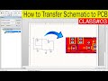 How to transferconvert schematic to pcb in altium designer