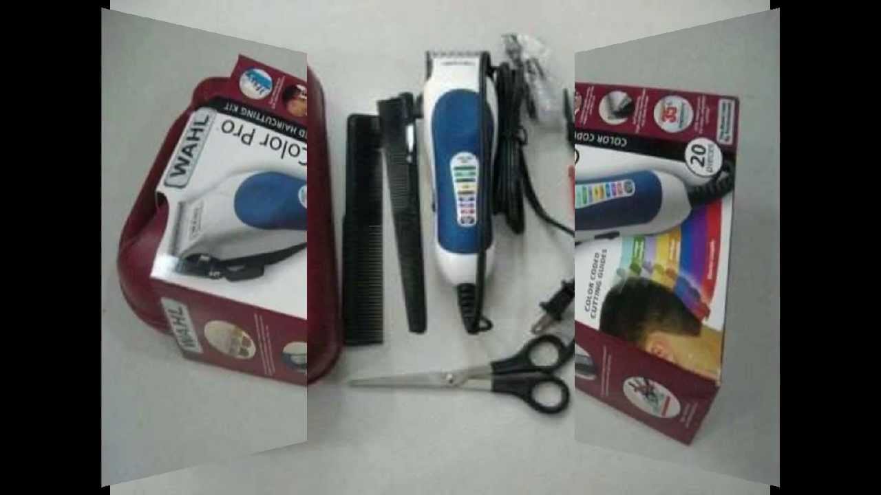 Wahl 79300 400 Color Pro 20 Piece Complete Haircutting Kit - YouTube