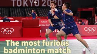 the most furious badminton match 2024 #badminton #tokyo2020 #beijing2022