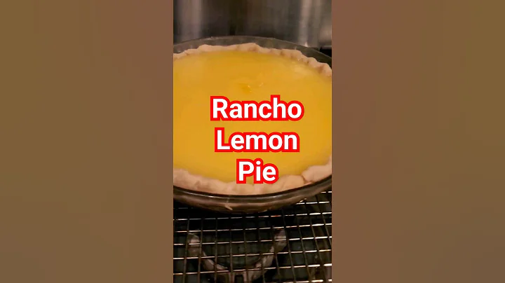 Rancho Lemon Pie! From Our Lemon Tree!