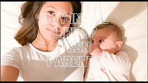 DAY IN THE LIFE OF TEEN PARENTS | ALL Fam Vlogs