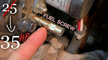 How to increase power on a Kioti CK and CX tractor - Part 1