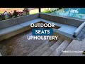 Dubais expert outdoor seat upholstery makeover  a project by fixing expert