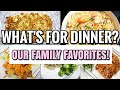 WHAT'S FOR DINNER FAMILY FAVORITES | QUICK & EASY FAMILY MEALS | SIMPLE DINNERS | LivingThatMamaLife