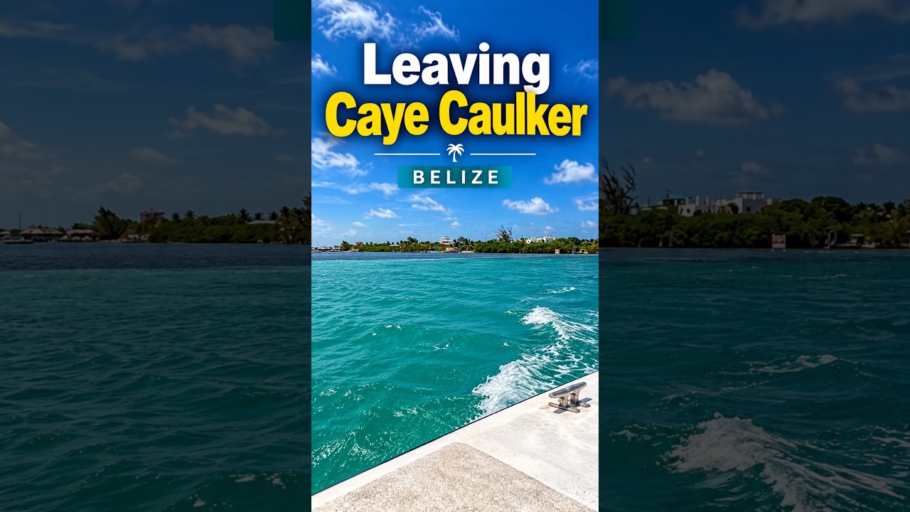 Don't Miss The Boat In Belize! ⏰ #cruise #traveltips #belize
