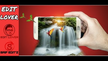 Picsart 3D waterfall effect | PicsArt 3d editing tutorial