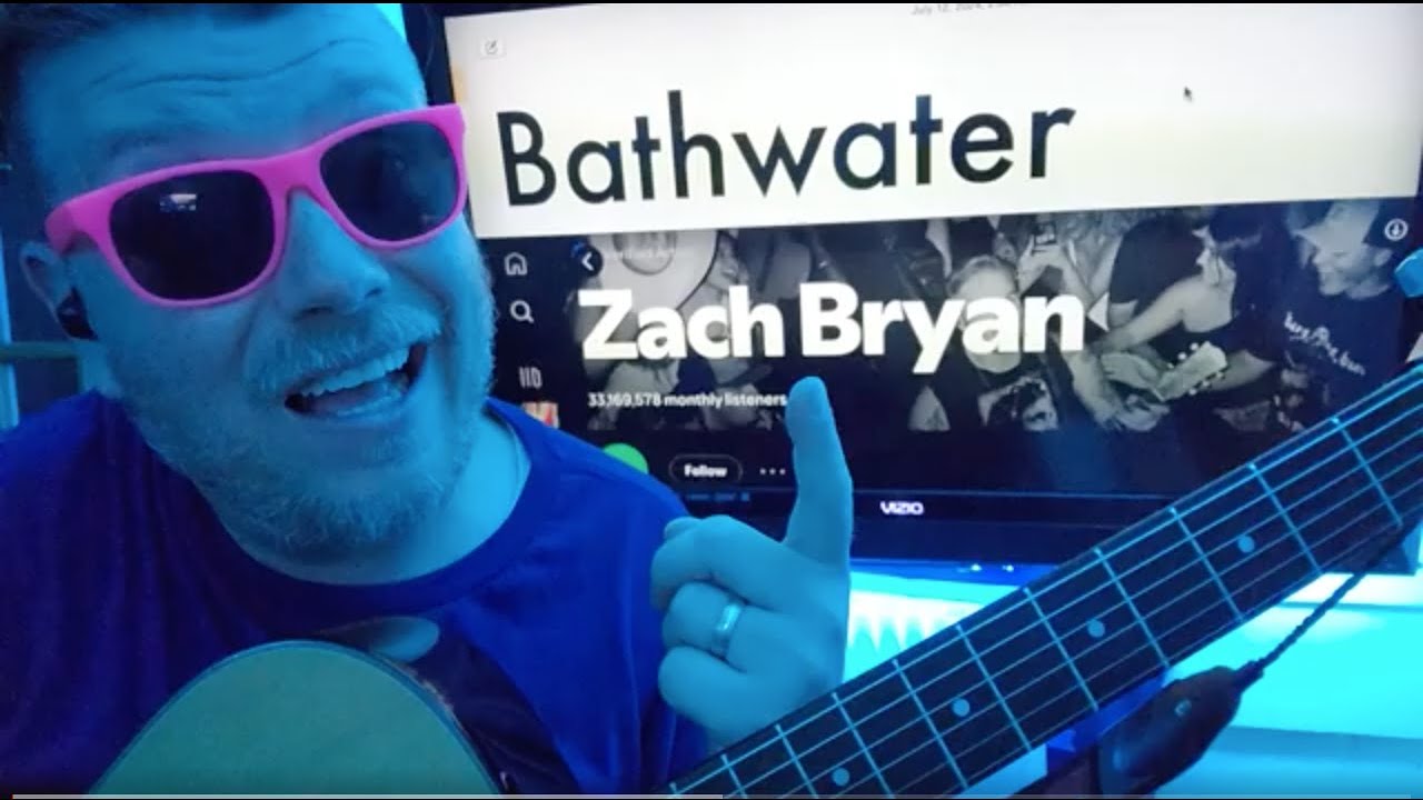 Bathwater - Zach Bryan Guitar Lesson Beginner Tutorial - YouTube