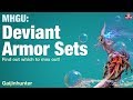 MHGU: All 18 Deviant Armor Sets