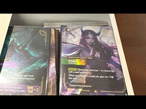 Riftbound spirit forged unboxing - 7 packs for glory!