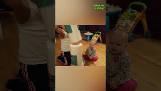 Funny Naughty Babies - Big Daddy #shorts  #baby #funny #viral