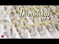 Chinese Dumplings Made from Scratch | Learn how to make dumpling wrappers | 水饺
