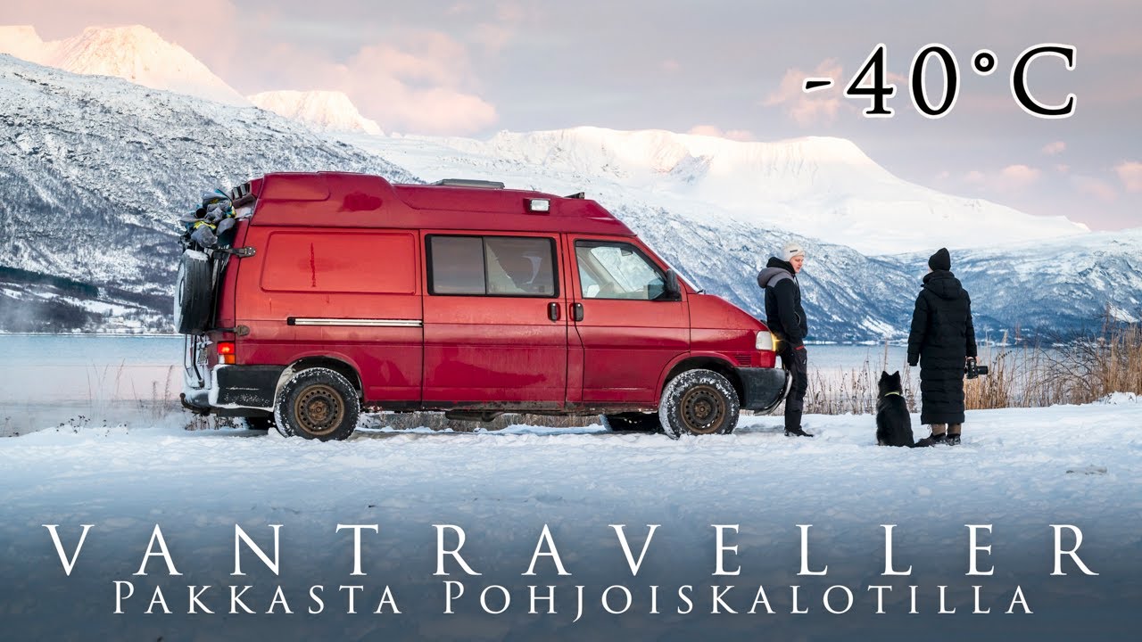 VANTRAVELLER: Pakkasta Pohjoiskalotilla | Pakureissu -40 Pakkasessa Ja Kaamoksen Väreissä