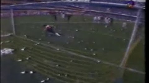 Gol de Scotto a Huracán (Boca 2-Huracán  1 13-08-95)