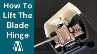 How to lift the blade hinge on A5 clippers - Masterclip Pedigree Pro, Royale and MD Roamer Clippers