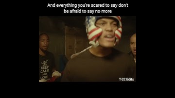 Thumbnail of Guts Over Fear | Eminem | "so this is for every kid..." lyric video | #shorts
