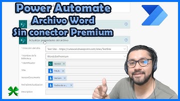 Crear archivo Word sin conectores premium || Power Automate y Sharepoint