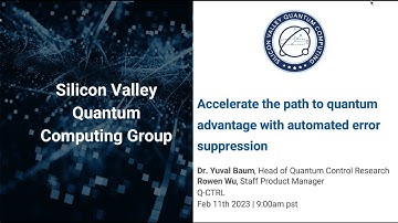 Q-CTRL : Accelerate the path to quantum advantage with automated error suppression