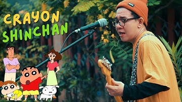 Crayon Shinchan Opening Bahasa Indonesia/Japanese (Pop Punk/Rock Cover by Fazil R)