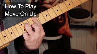 'Move On Up' Curtis Mayfield Guitar Lesson chords