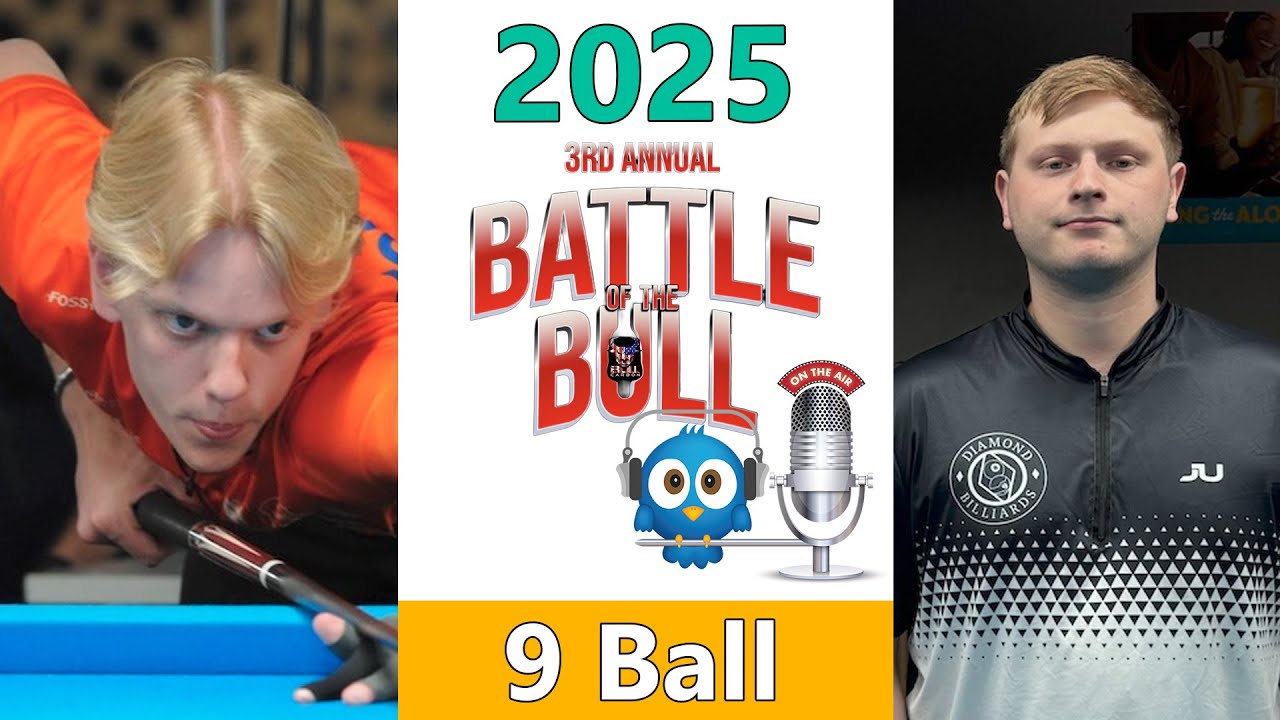 Yannick Pongers vs Nathan Childress  - 9 Ball - 2025 Battle of the Bull