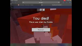 Playing Minecraft on now.gg