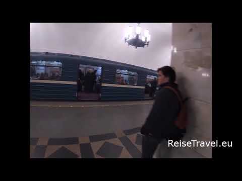 Video: Wie Viel Kostet Eine U-Bahnfahrt In Sankt Petersburg?