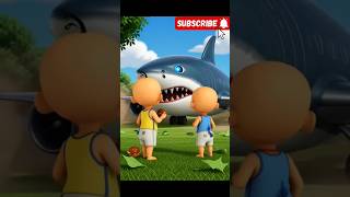 Download Lagu pesawat hiu serem mendarat #upinipin #trending #shorts MP3