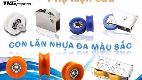 con lăn nhựa đa màu sắc
