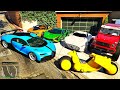 GTA 5-STEALING LUXURY LAMBORGHINI BUGATTI I8 AMG 6X6 WITH FRANKLIN| GTA 5 REAL LIFE CARS #26| CREED|