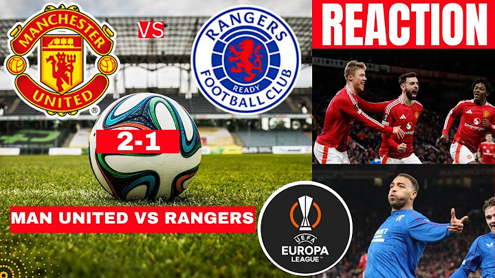 Manchester United vs Rangers 2-1 Live Stream Europa League UEL Football Match 2025 Score Highlight