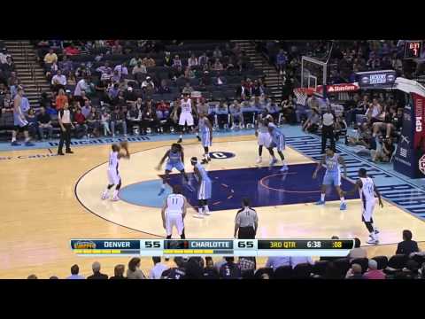 Denver Nuggets Vs Charlotte Bobcats March 10 2014 NBA 2013 14 Season