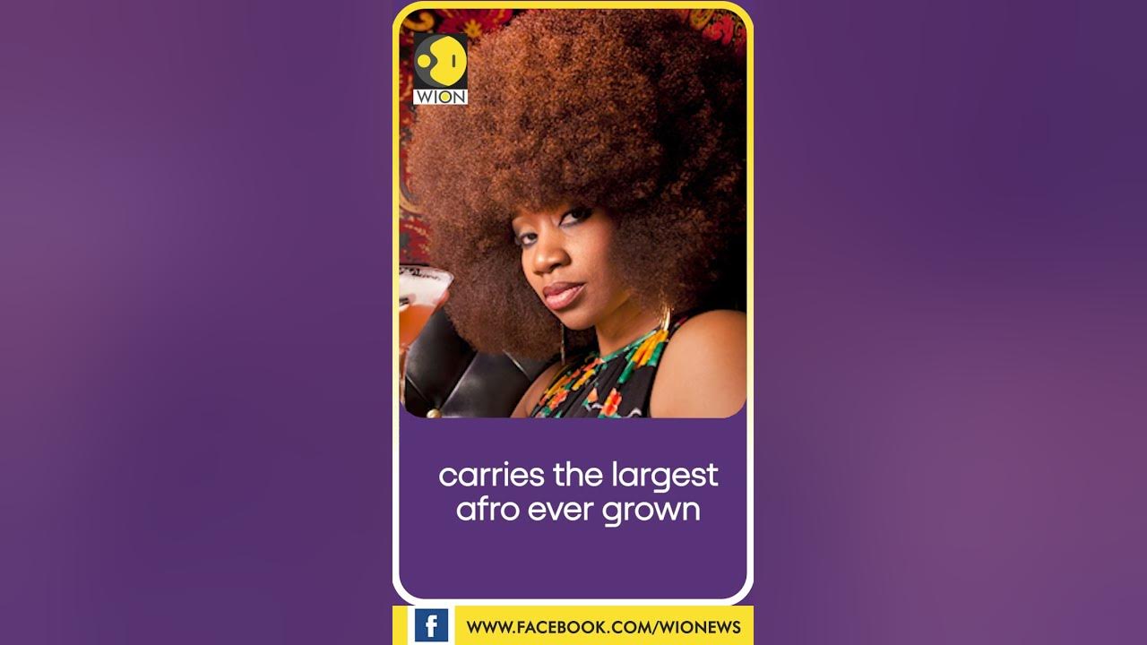 US Woman Breaks Guinness World Record For Largest Afro