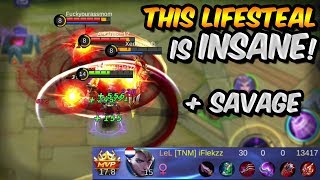 THIS ALUCARD LIFESTEAL BUILD IS OP?! 30-0 SAVAGE CARRY! - MOBILE LEGENDS