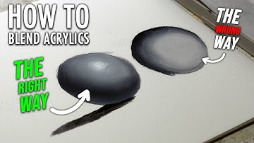 How to Blend Acrylic Paints The Easy Way