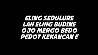 SEDULOR - Los Bendrong Feat Samzee (Lyric Vidio)