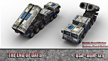 USA Tomahawk vs China (MOD THE END OF DAYS 098) C&C Generals Zero Hour