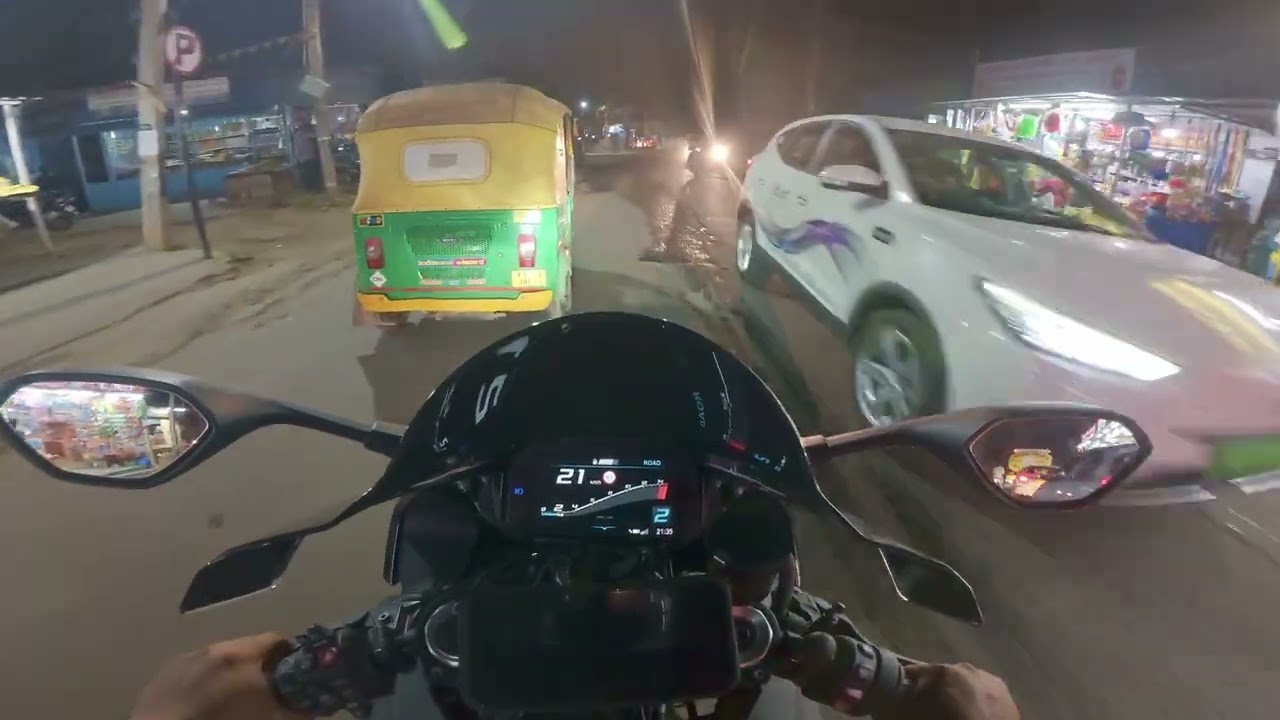 03Mar2026 - BMW S1K Bangalore Biker - Daily Ride - Home To Meet Friend