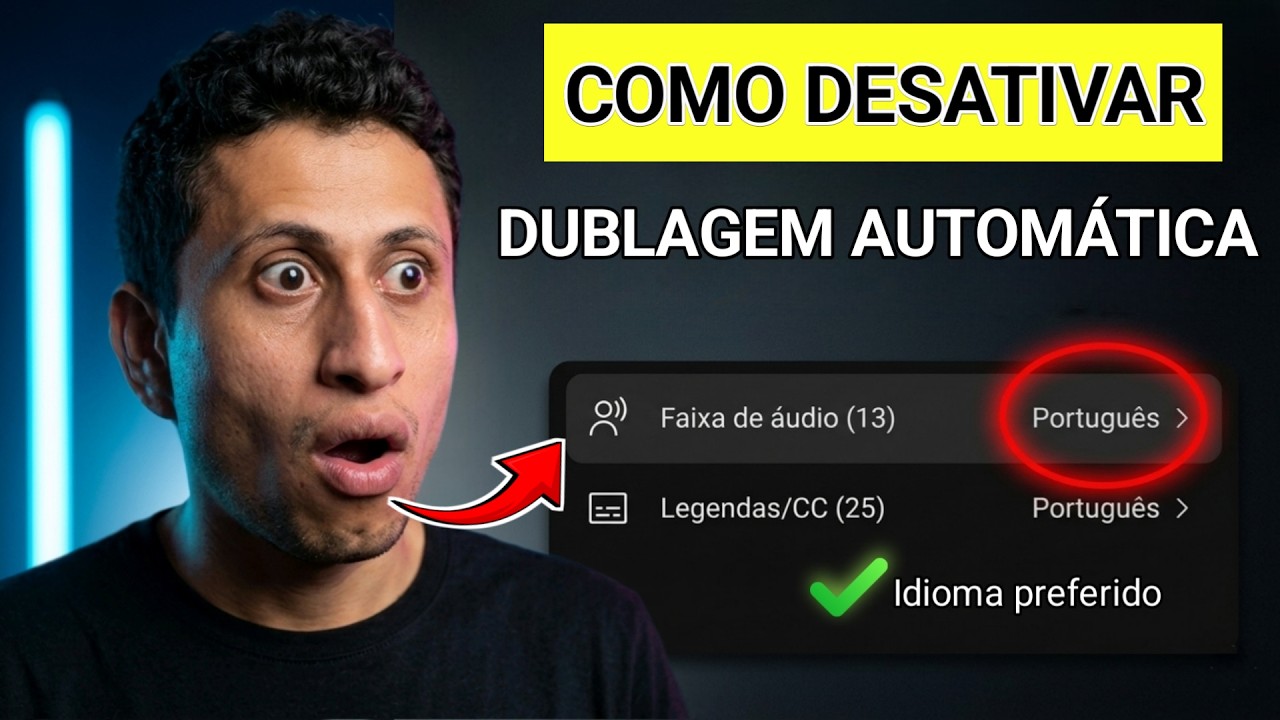 Como desativar a dublagem automática no YouTube (nova configuração ...