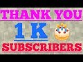 THANK YOU EVERYONE FOR SUBSCRIBING