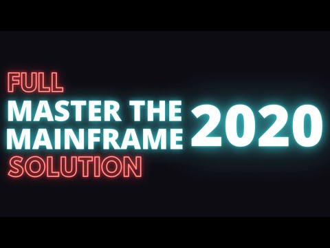 Master the Mainframe 2020 Full Solution | IBM MTM 2020