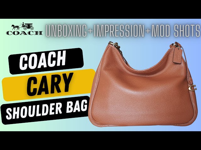 Coach blue Leather Cary Shoulder Bag