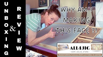 UNBOXING & REVIEWING My First Tilting & Rotating Puzzle Board by ALL4JIG #puzzle #jigsawpuzzle