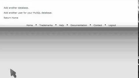 How to create a MySQL database in cPanel