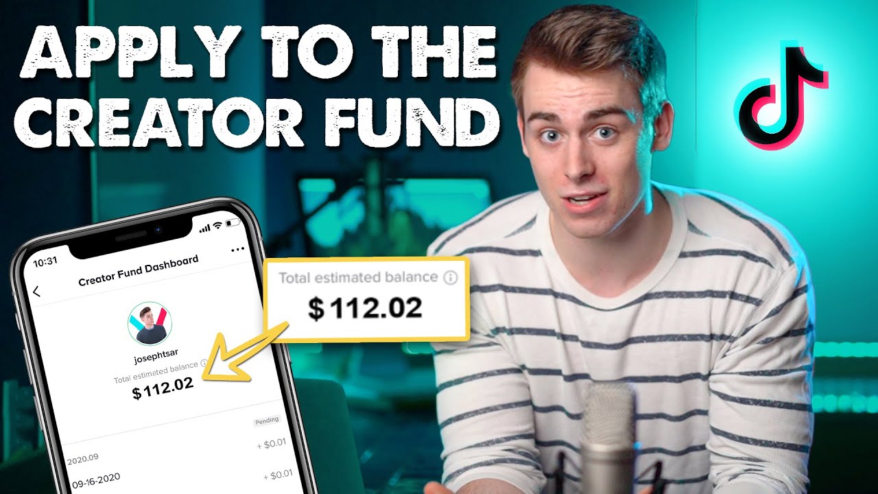 How To Join The Tiktok Creator Fund Signing Up Getting Paid Youtube