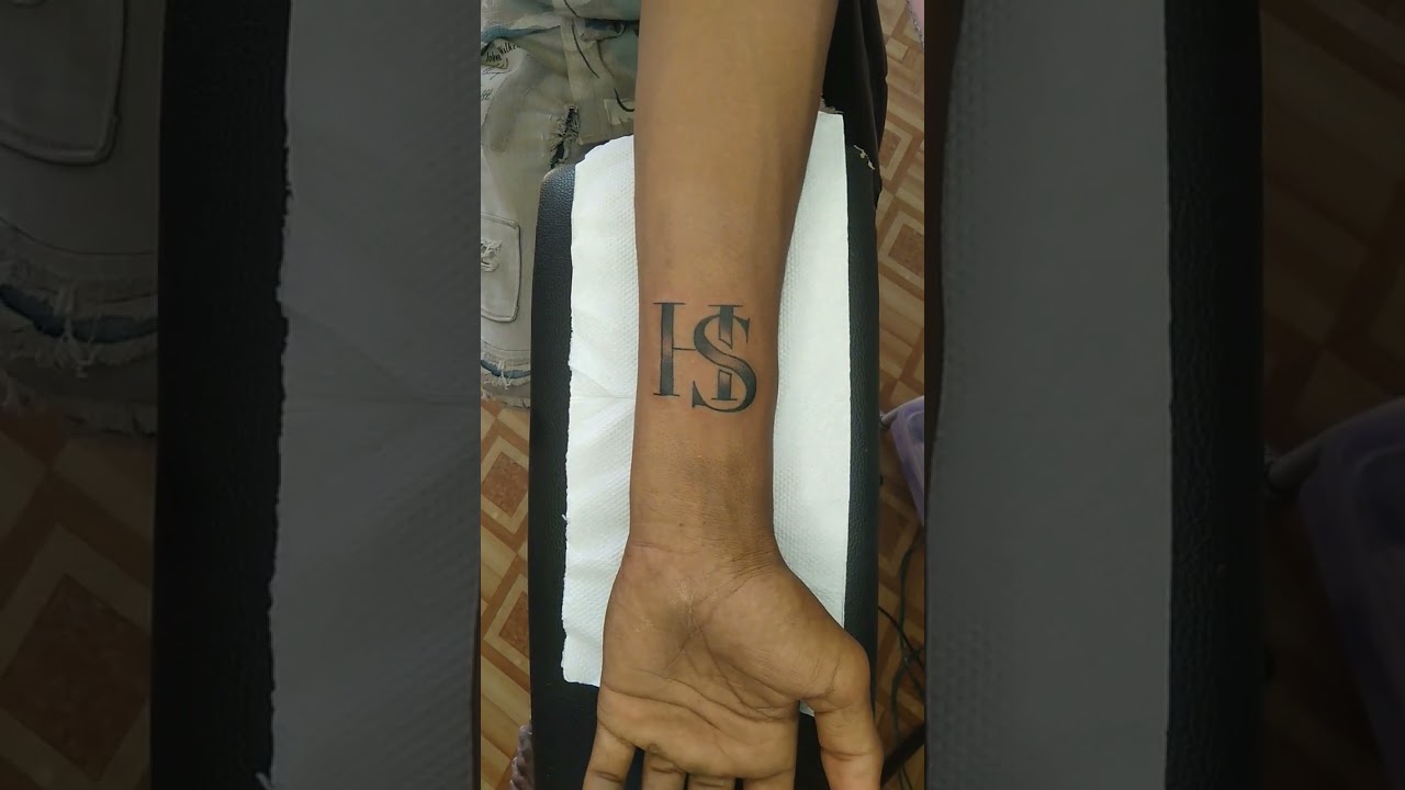 HS Name Tattoo design