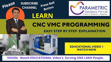 CNC VMC G81, G80  Drilling Cycle Programming Course I Parametric Solutions at Thane
