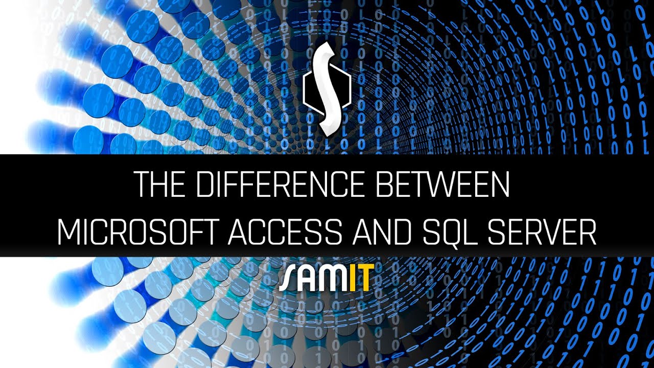 Update The Difference Between Microsoft Access and SQL Server